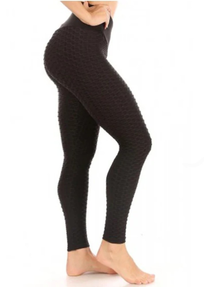 Love University Spandex Black Ruched Butt Lifting Yoga Leggings Women's Size 3X