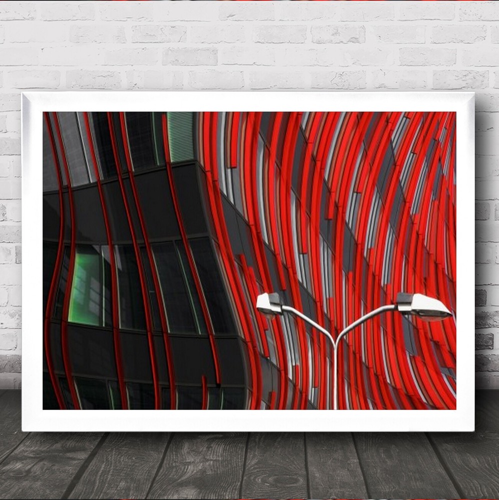 Twirl tower Creative Edit Light Post Street Wall Art Print