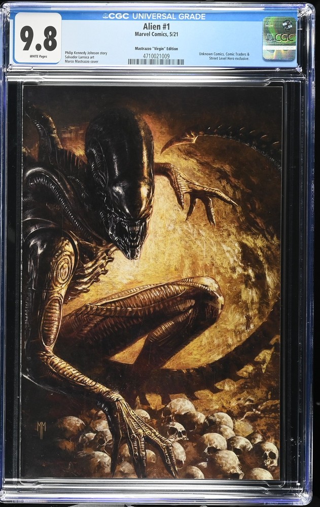 Alien 1 CGC 9.8 Mastrazzo Virgin Edition