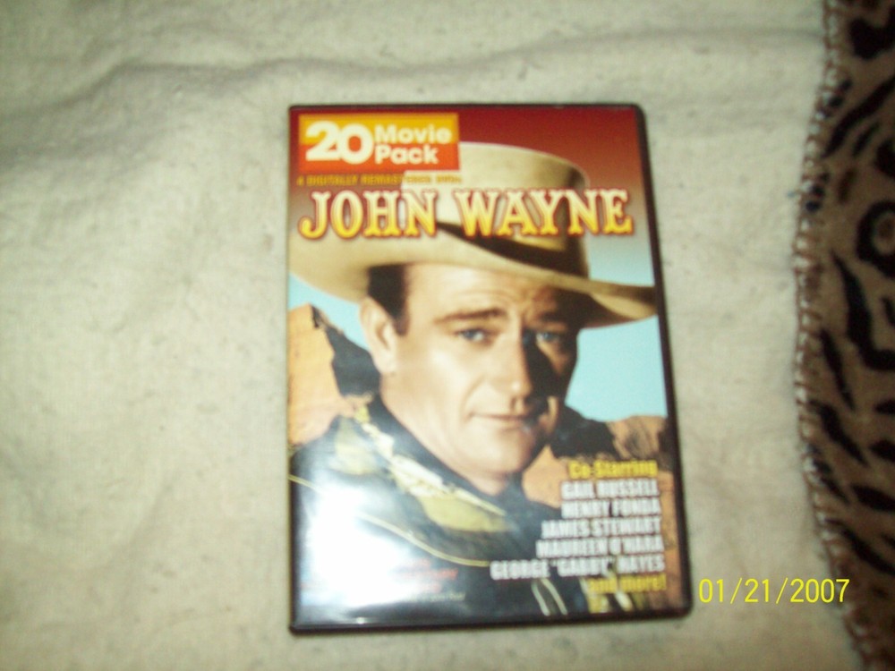 John Wayne 20 Movie Pack On DVD