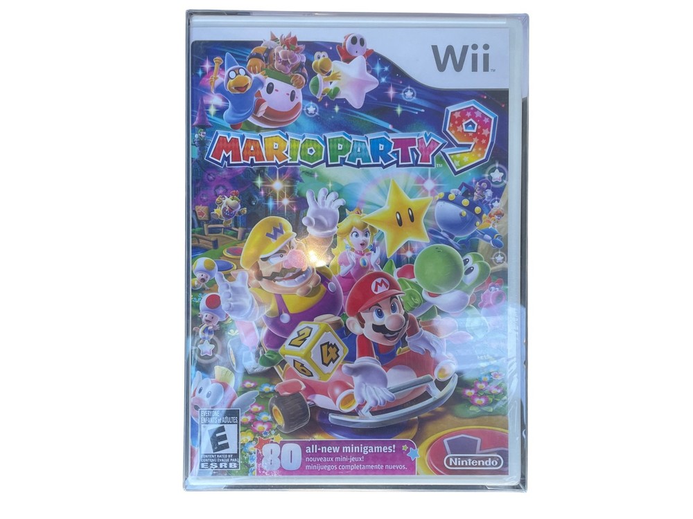 Mario Party 9 Nintendo Wii 2012 CIB Complete w/ Manual Tested factory sealed