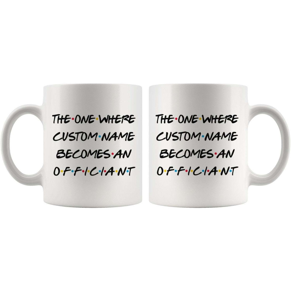 Personalized Officiant Coffee Mug Celebrant Thank You Gift Best Marriage