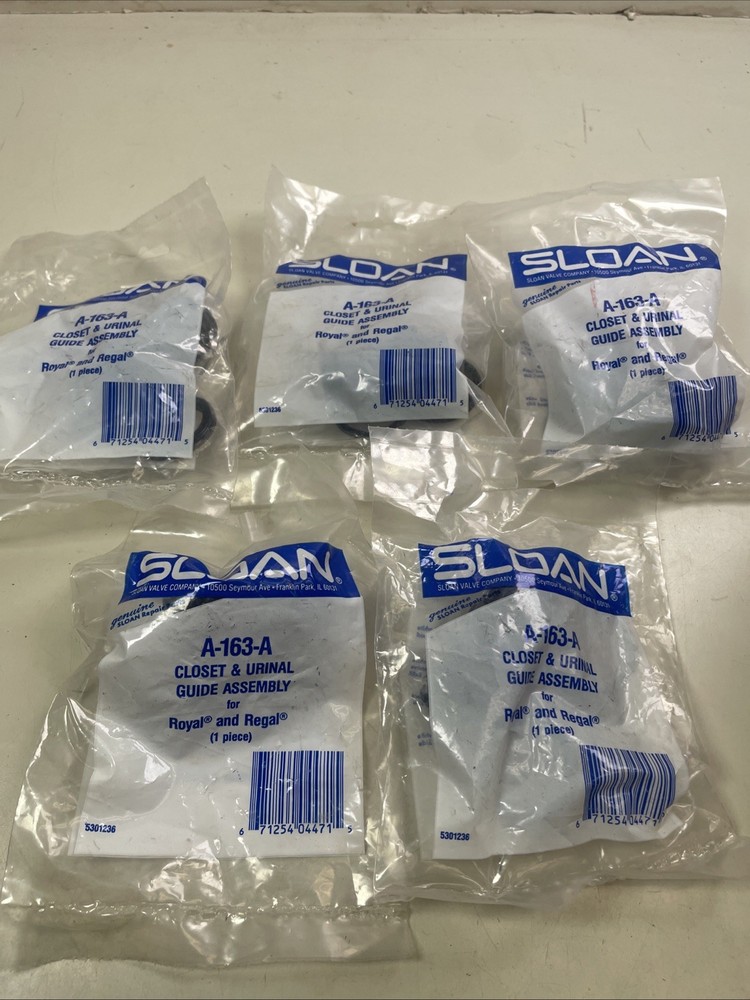 Sloan A-163-A Guide Assembly Royal & Regal Toilets/Urinals/Bathroom (Lot of 5)