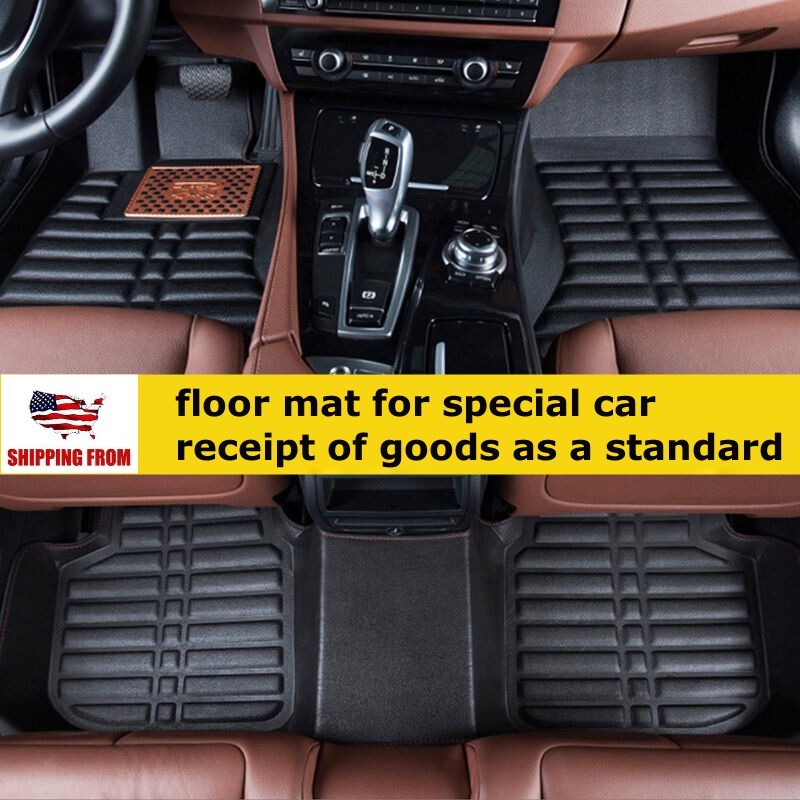XPE Leather Floor Liner Mats Anti Slip Safety for Honda CRV 2012-2016