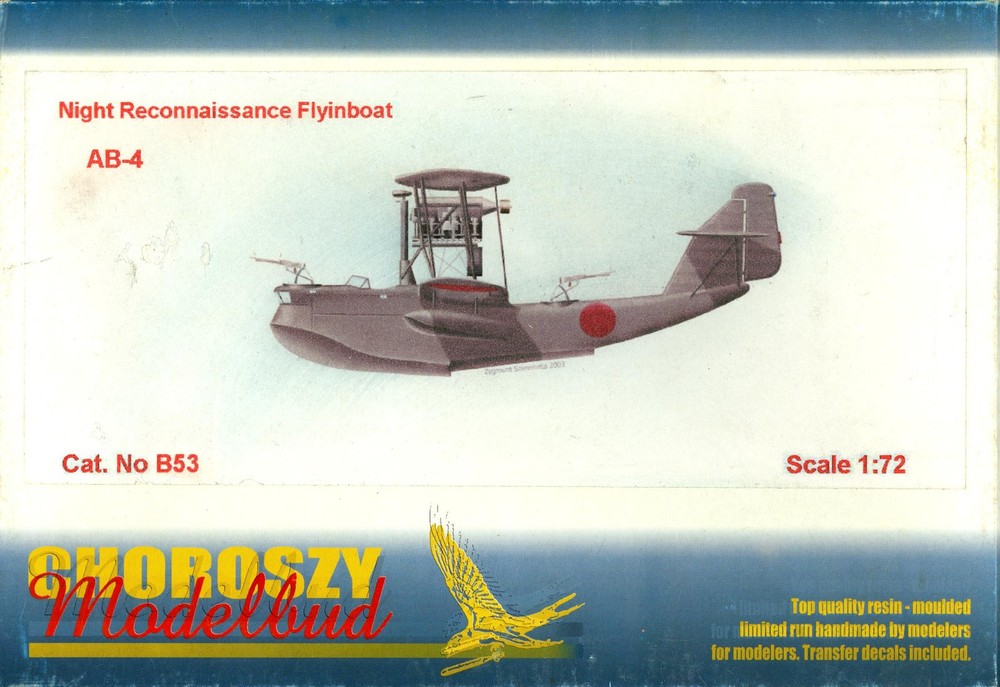 1/72 Choroszy Models AICHI AB-4 Japanese Night Recon Flying Boat *MINT*