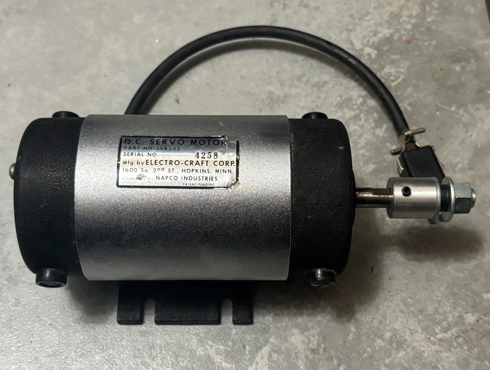 Electro Craft 158335 D.c. Servo Motor
