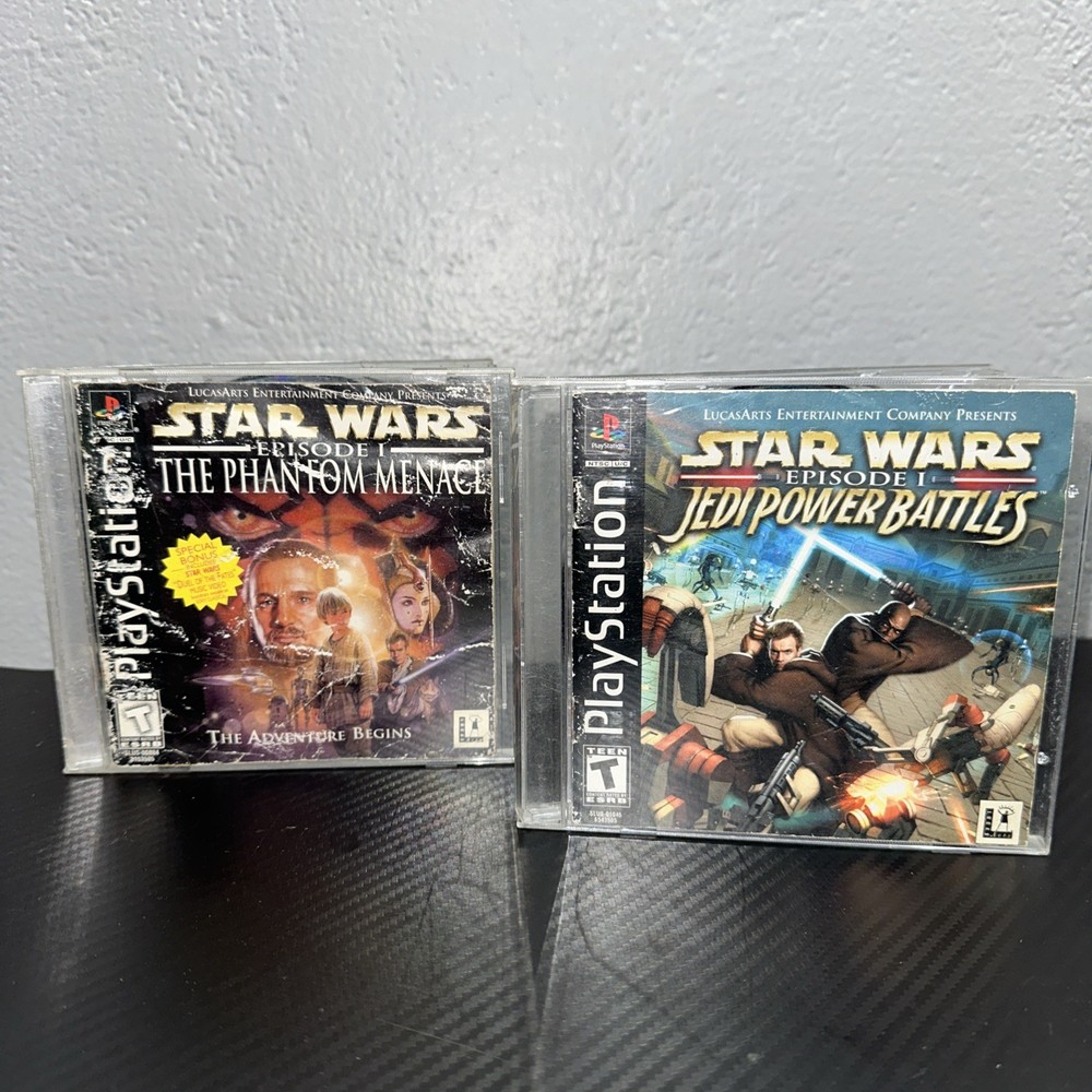 Star Wars: Episode I: Jedi Power Battles & The Phantom Menace PlayStation (PS1)