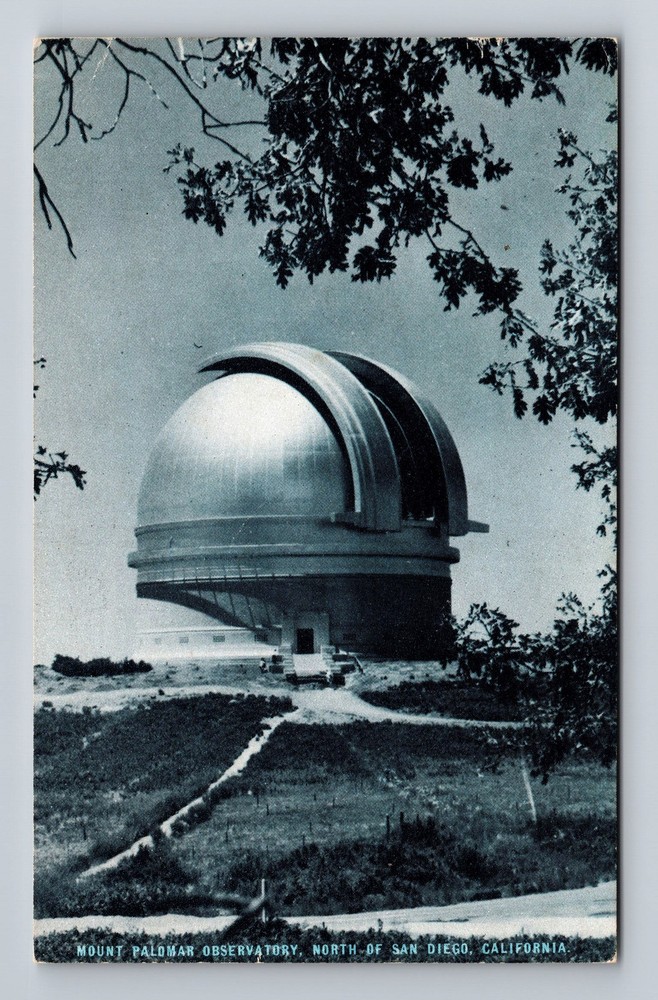 San Diego CA-California Mount Palomar Observatory Vintage Postcard Souvenir
