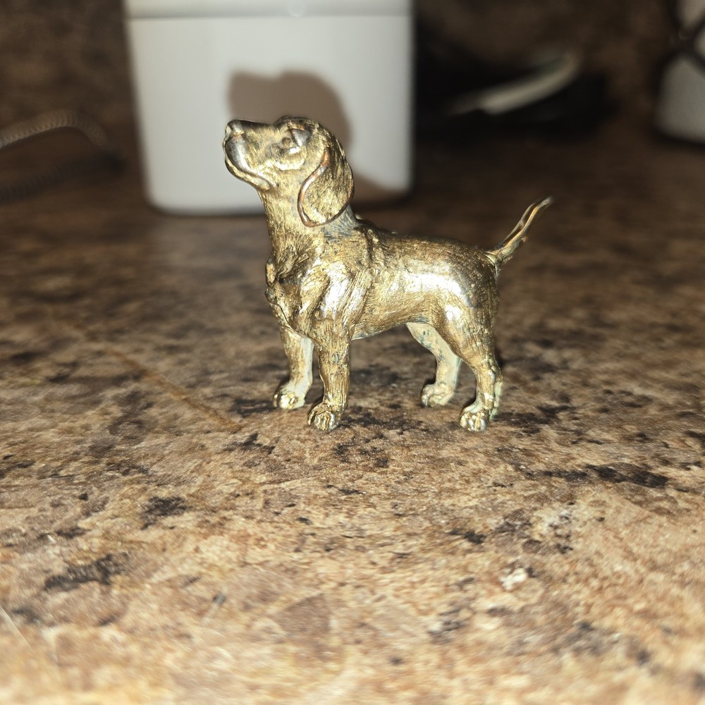 Trifari Beagle Dog Brooch