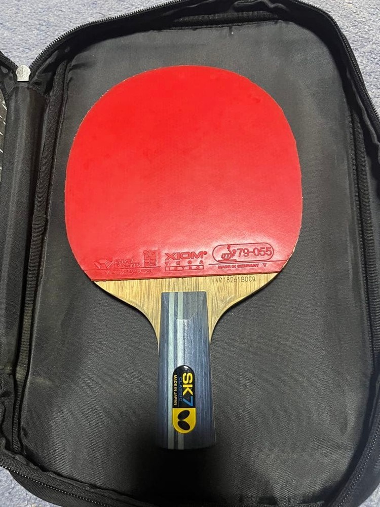 Butterfly SK Table Racket Red Rubber XIOM Black Rubber Butterfly