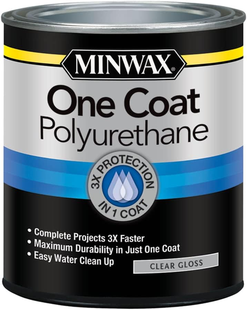 356100000 One Coat Polyurethane, Quart, Gloss