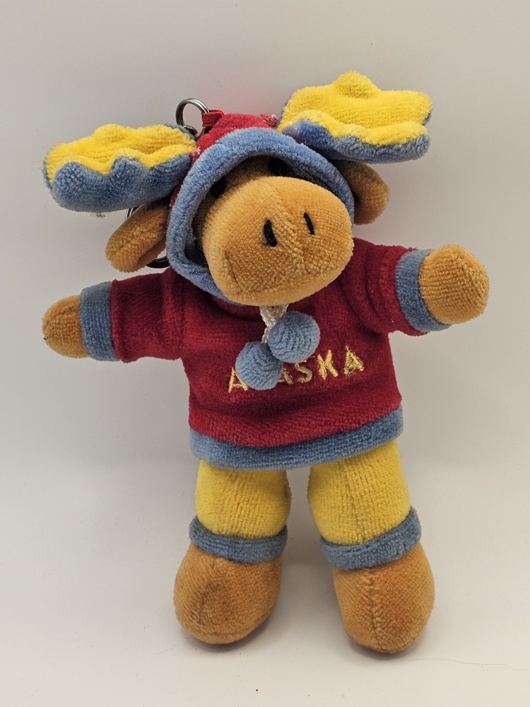 ALASKA Reindeer Plush Wearing Hoodie 6