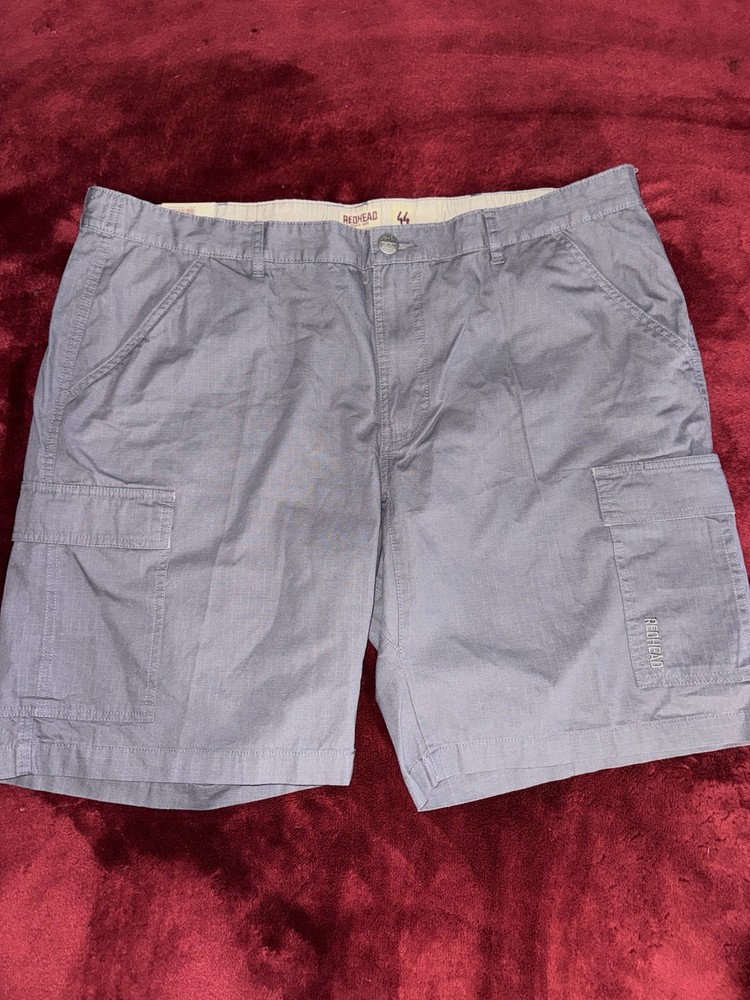 RedHead Men's Gray Cotton Cargo Shorts Classic Fit Size 44