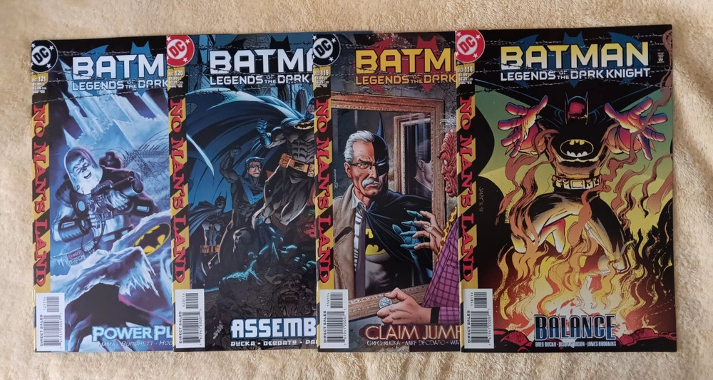 comic book dc batman legends of the dark knight issue 118 119 120 121 short run