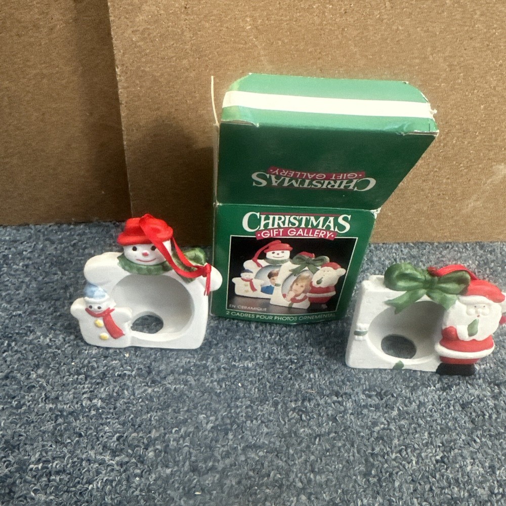 Festive Christmas Photo Keepsake Ornaments