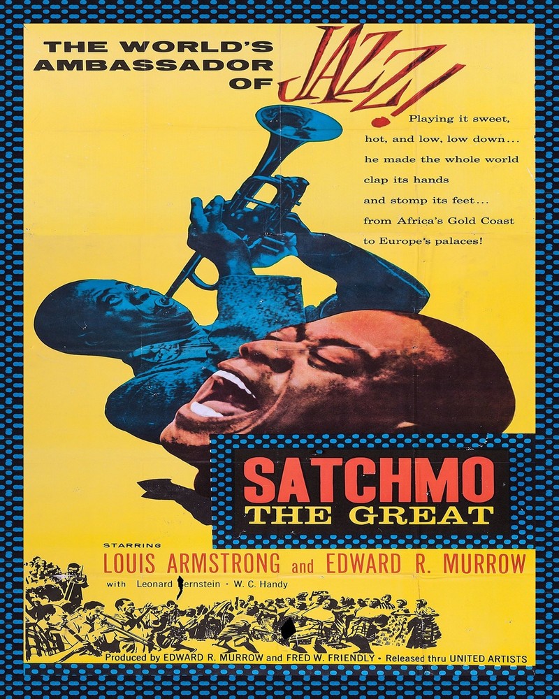 Decoration Poster.Home room art.Interior design.Satchmo Jazz Louis Amstrong.7244