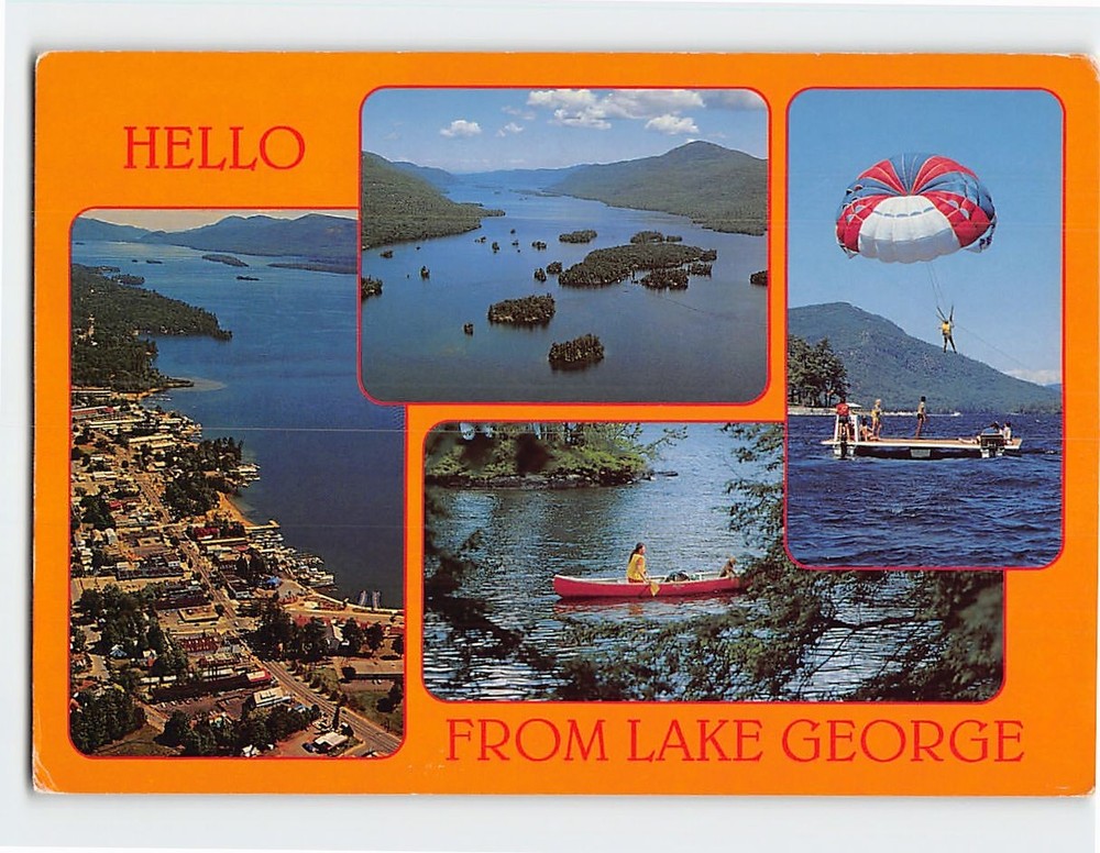 Postcard Scenes & Views Lake George NY USA
