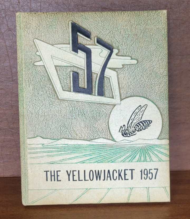 1957 Yellowjacket Yearbook Denham Springs Louisiana High School Vintage Ephemera