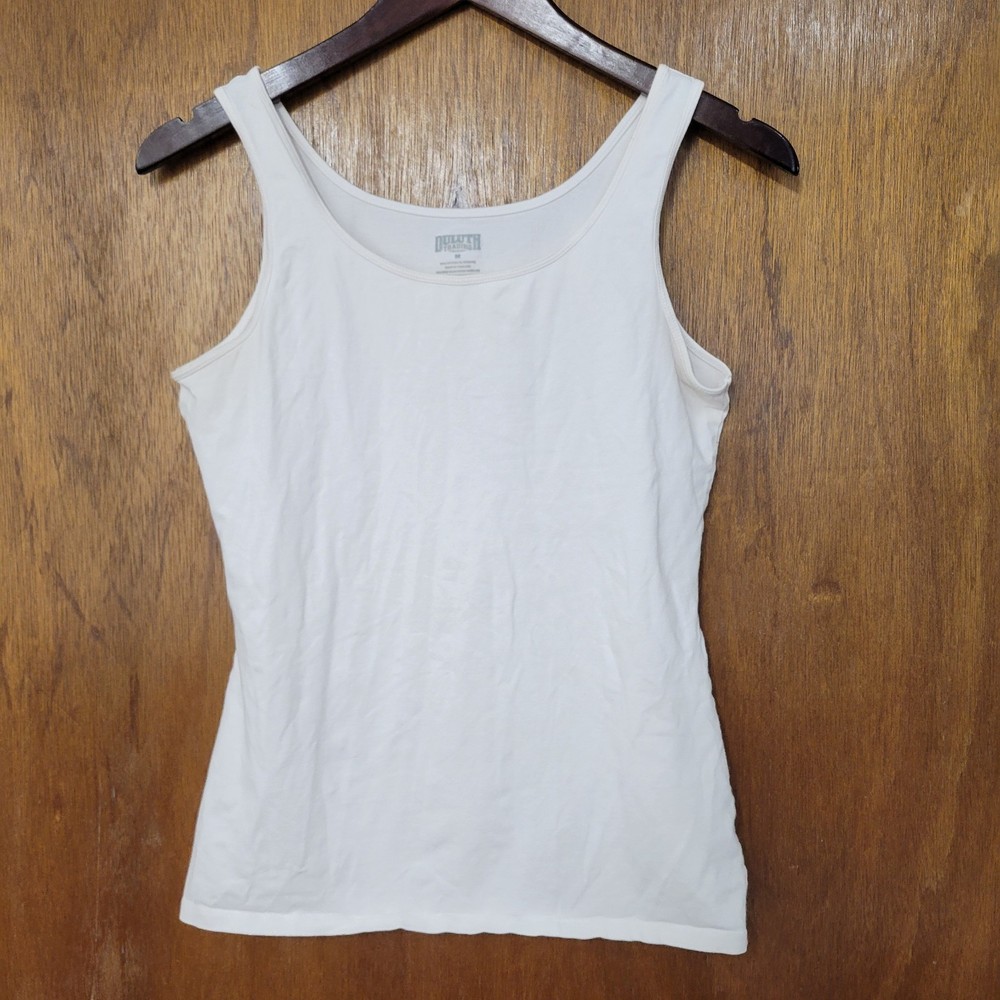 Duluth Trading Women's Size M White Tank Top