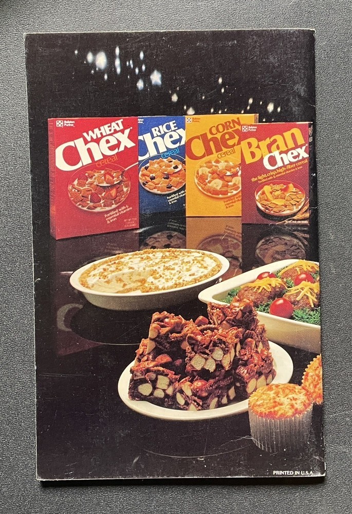 Chex Cooking The Microwave Way 1979 Vintage Cereal Cookbook Snacks Desserts