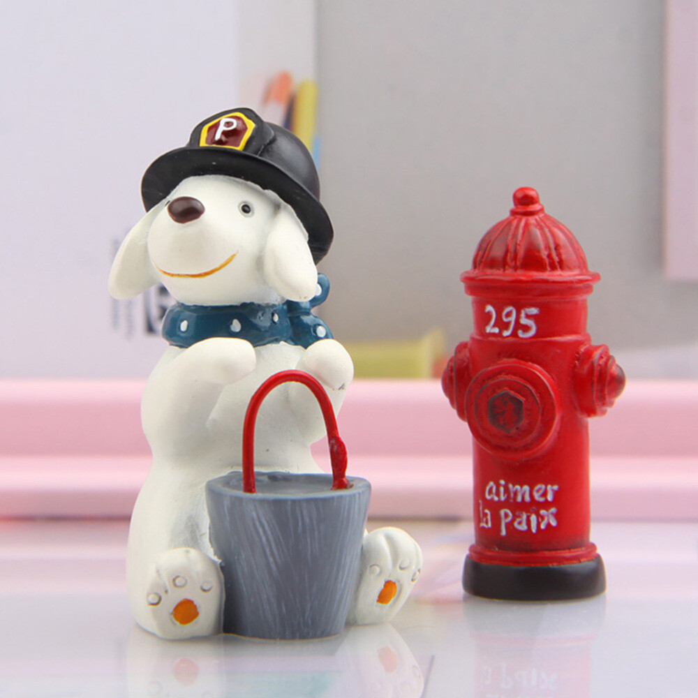 Creative Memorial Resin Dog Figurine Ornament Resin Dog Figure