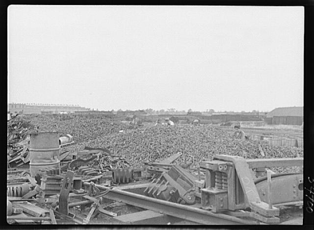 Billerica Massachusetts Boston and Maine Railroad Shops Scrap Piles 1900s