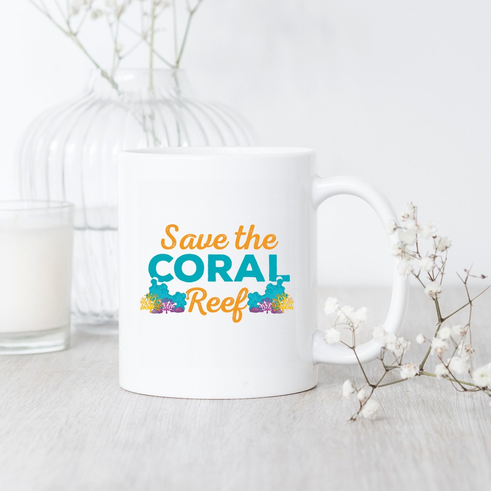 Aquarium Coral Reef Mug Aquarium Mug Coral Lover Gift Fish Tank Mug Fish Keeper