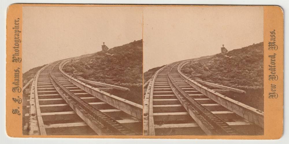 MT WASHINGTON COG RAILWAY - TRAIN - WHITE MOUNTAINS - NEW HAMPSHIRE - ADAMS