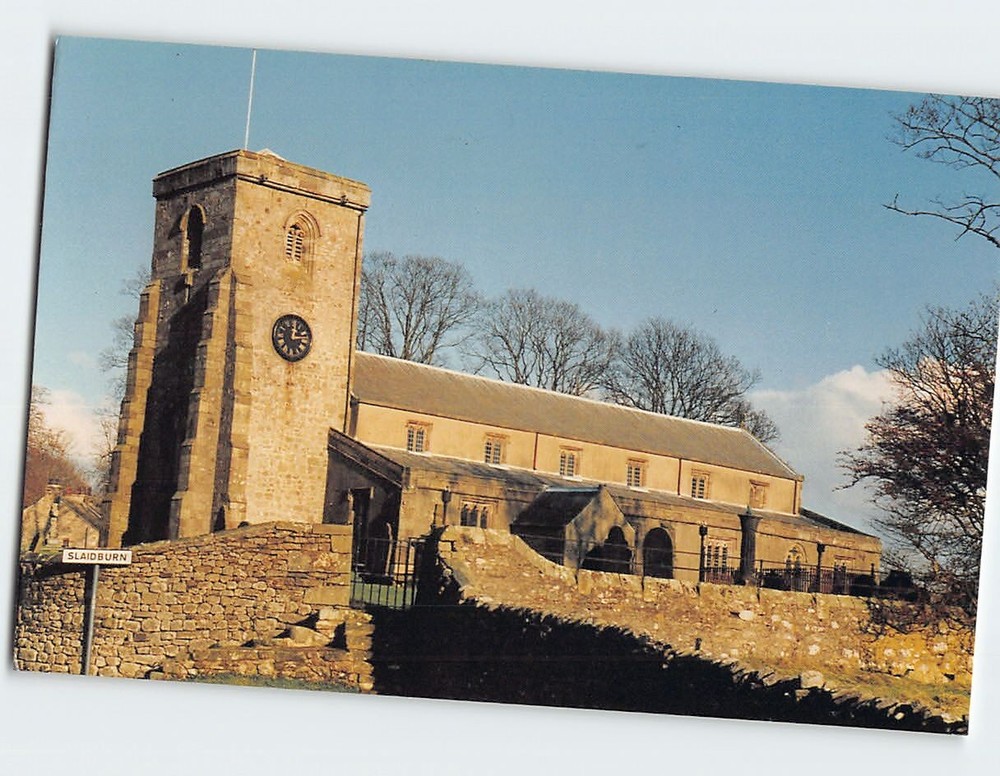 Postcard St. Andrews Church Slaidburn England