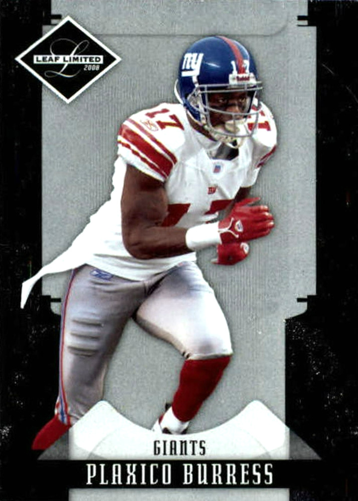 2008 Leaf Limited #66 Plaxico Burress New York Giants