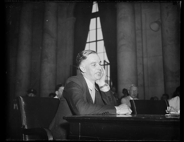 Photo:New York City Al Smith 1936 Portrait at Hearing