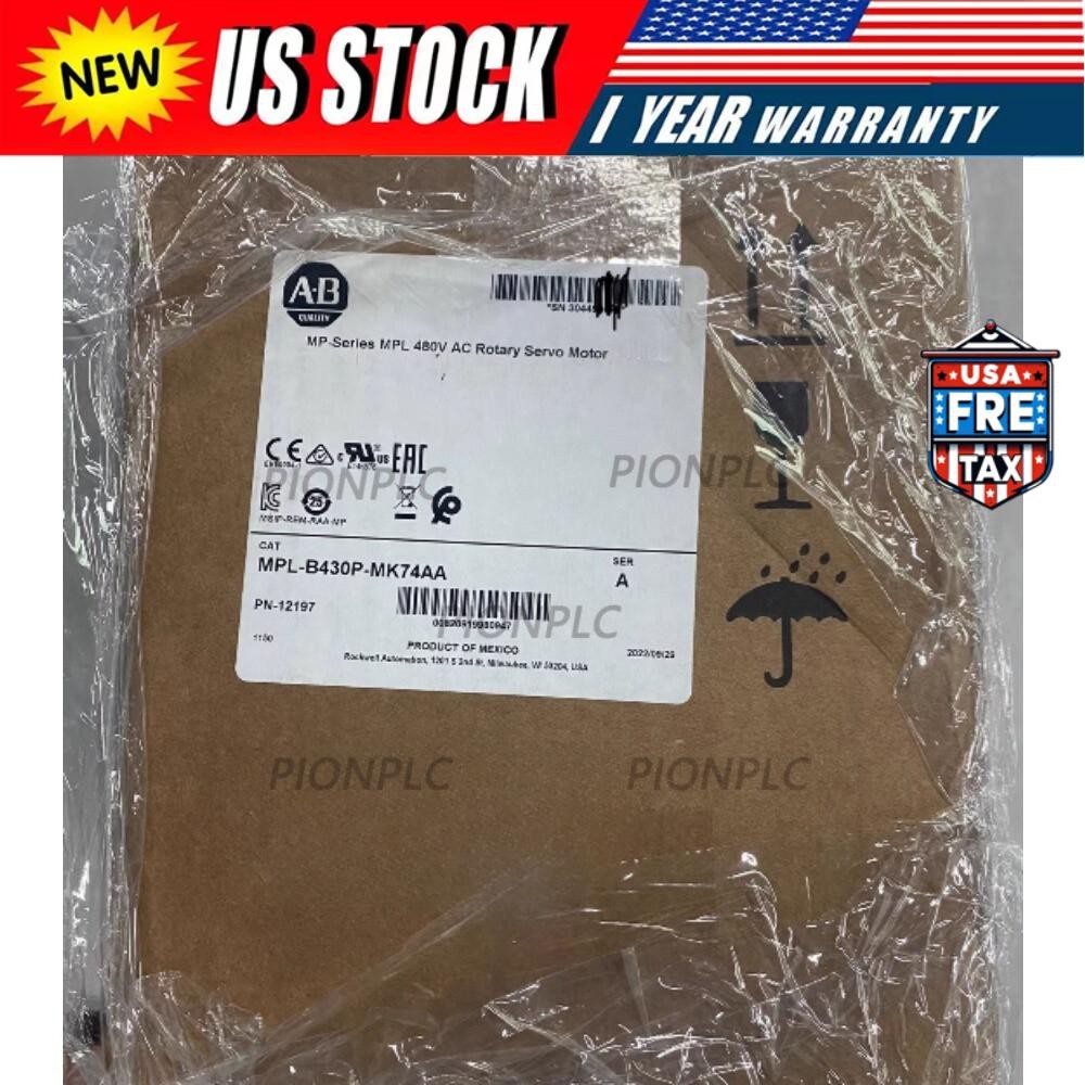 New Sealed Allen Bradley MPL-B430P-MK74AA Ser A Kinetix Servo Motor