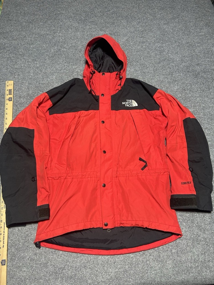 Vintage 90s The North Face Gore-Tex Mountain Light Hooded Jacket Men M