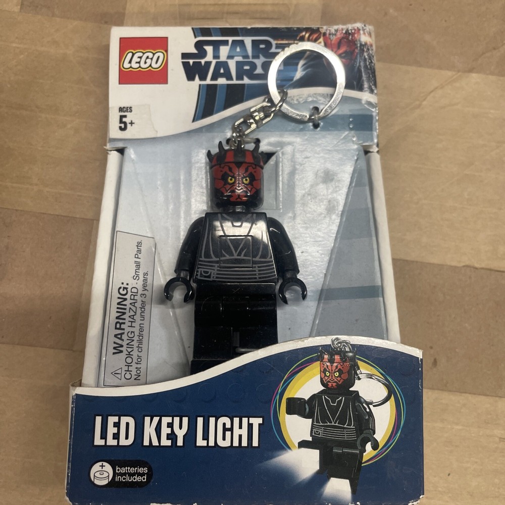 2012 LEGO Star Wars Darth Maul LED Keychain Light LGL-KE13 Minifigure