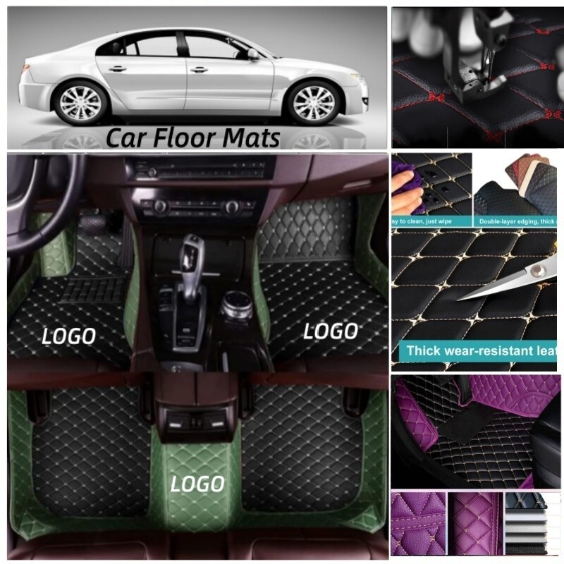 Carpet Fit Mercedes-Benz EQA EQC EQB EQE EQS Car Floor Mats PU Leather 2020-2025