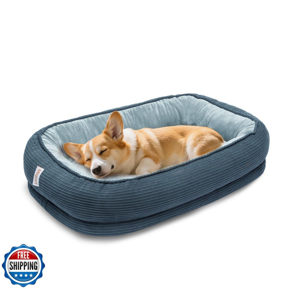 Orthopedic Dog Bed for Medium Dogs with Washable Cover and Egg Crate Foam Support