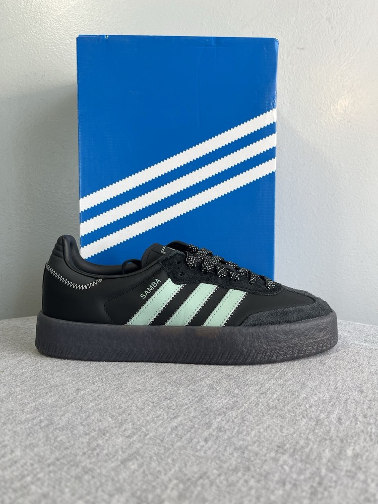 Adidas Originals Sambae Samba Black Green Haze Sneakers Women's Size 9 IE9110