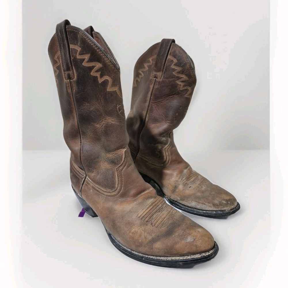 Ariat Men's Size 9 D Leather Western Cowboy Boots Style 34625