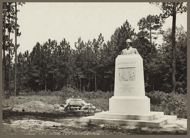 Irwinville Georgia Jefferson Davis Park Monument 1936 Confederate Memorial