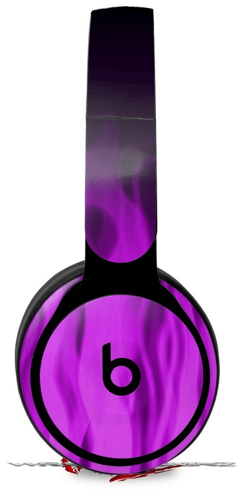 Skin for Beats Solo Pro Fire Purple BEATS NOT INCLUDED