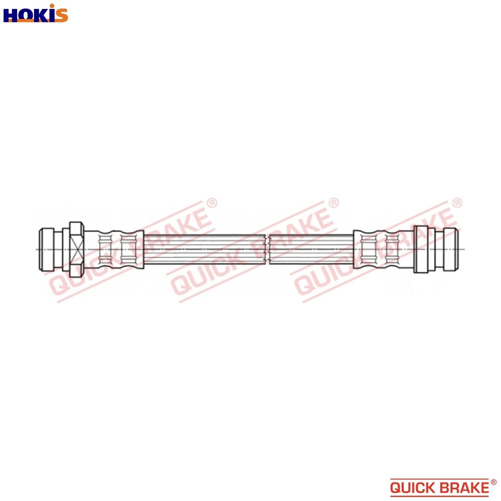 BRAKE HOSE 25.014 FOR HYUNDAI D3EA 1.5L 3cyl LAVITAG4GB 1.8L D4FA 1.5L 4cyl