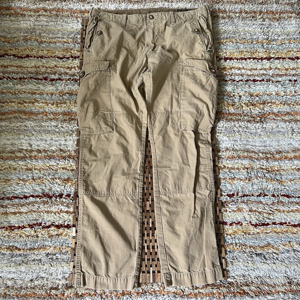 Polo Ralph Lauren Milspec Paratrooper Cargo Pants J-4883A Desert Khaki 36x32
