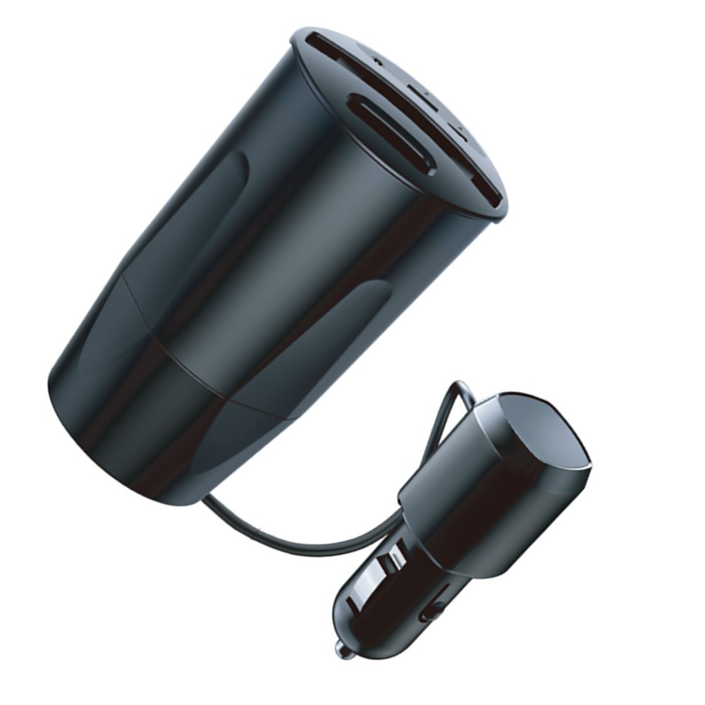 15W Wireless Car Fast Charger Dock Black USB-C for Phones  