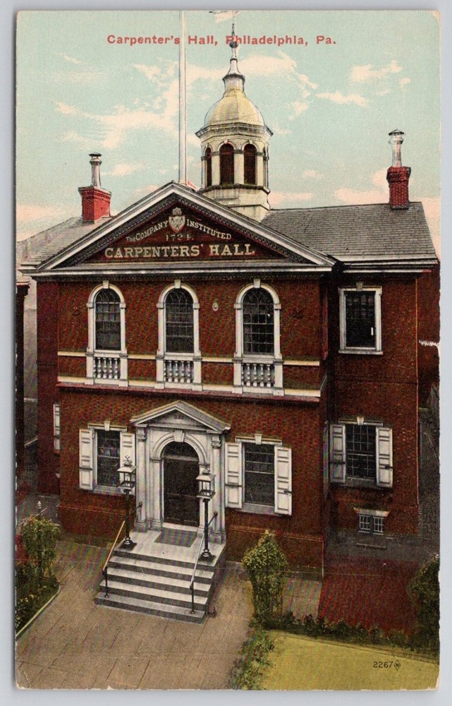 Carpenter's Hall Philadelphia PA Early 1900s Divided Back Postcard