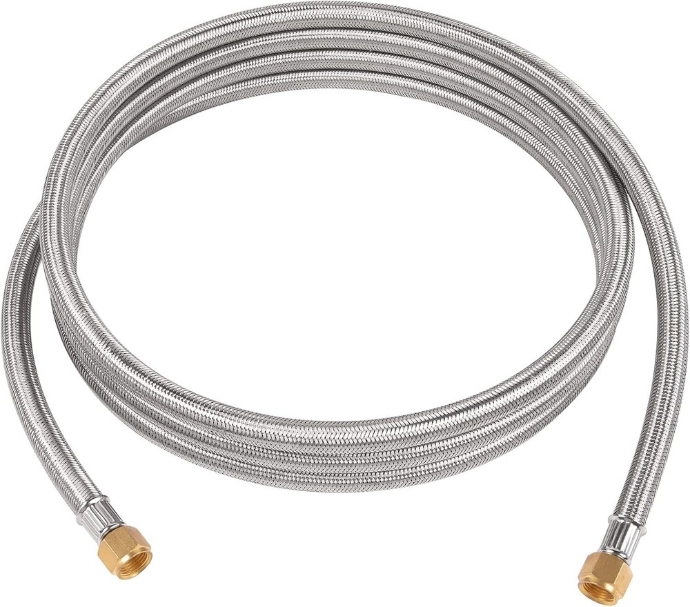 12FT Propane Hose Extension for Propane Appliances Equipped with 3/8