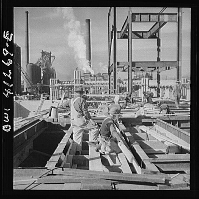Photo:Bingham Canyon Utah 1900s Open-Pit Mine Trestle Bridge Construction