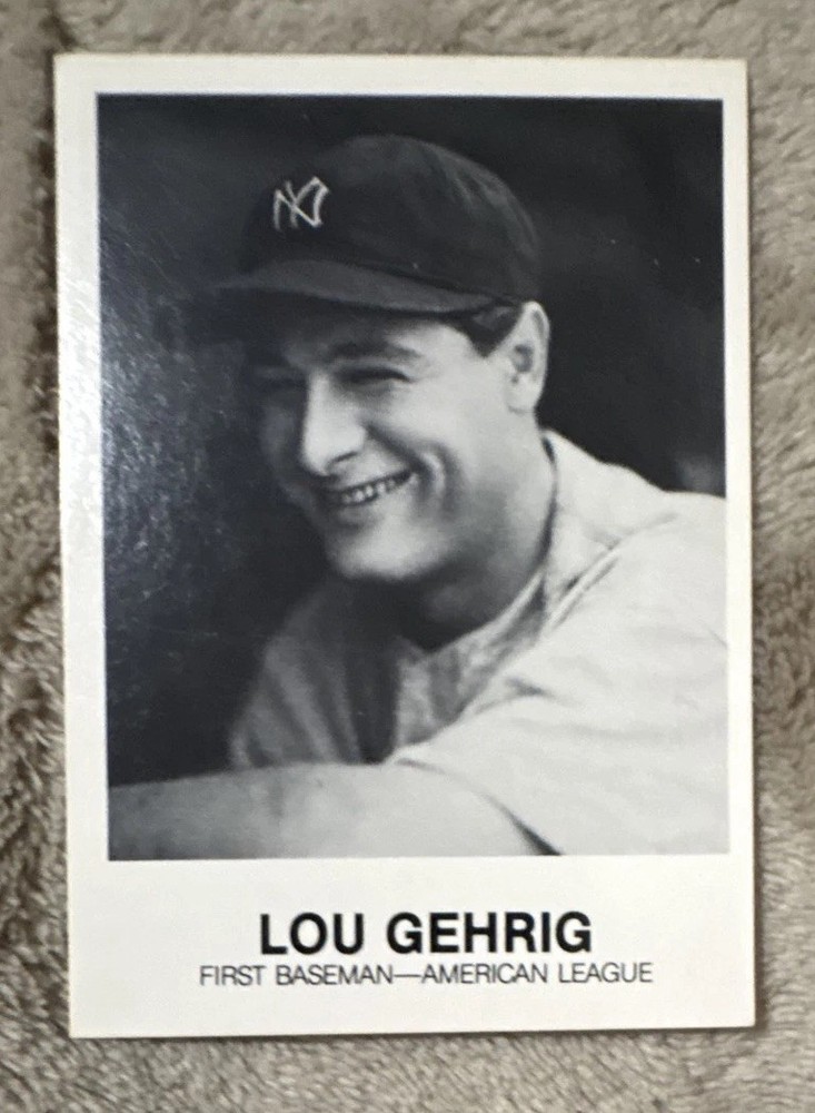 1977-84 TCMA Renata Galasso - Series 5 Lou Gehrig #181