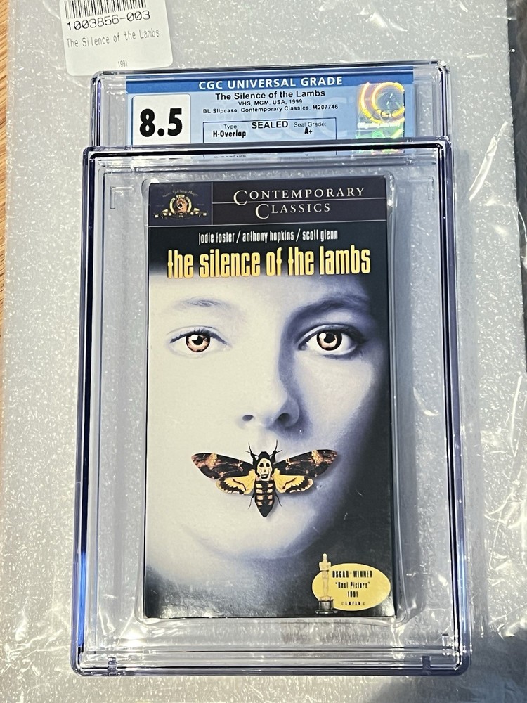 The Silence of the Lambs VHS CGC Graded 8.5 A+ Seal 1999 PRessing