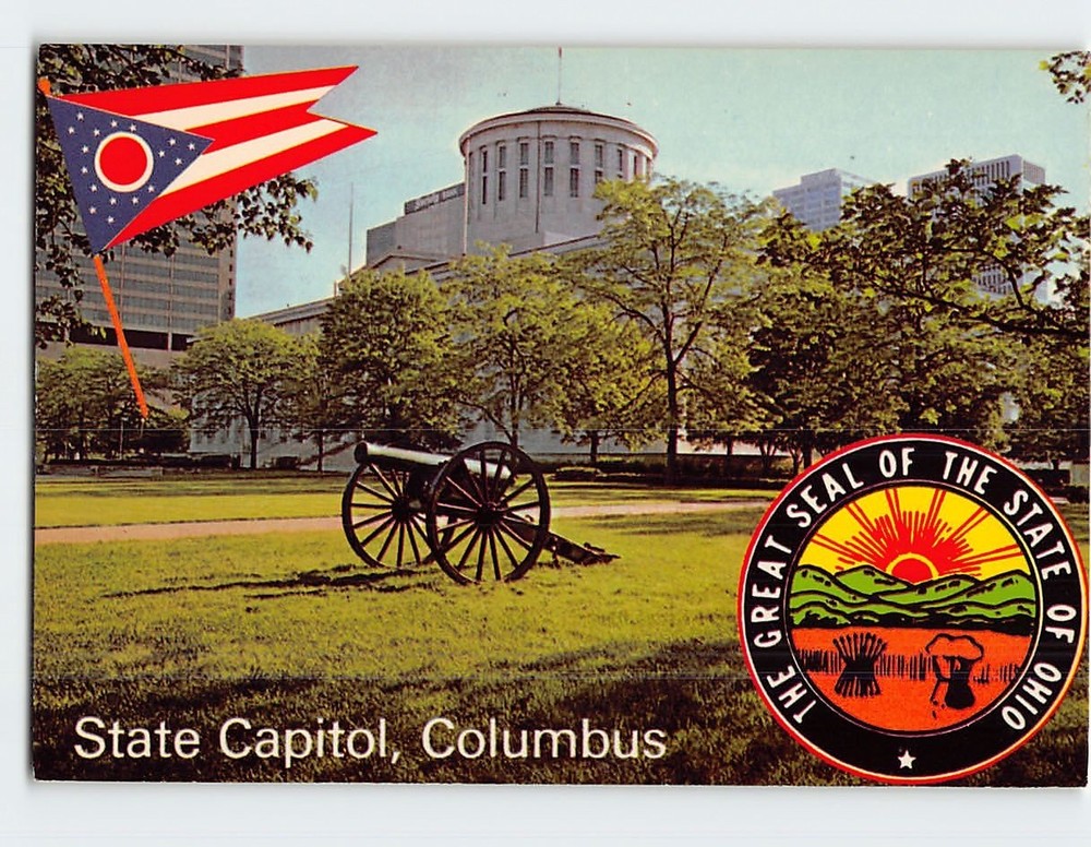 Postcard State Capitol Columbus Ohio USA