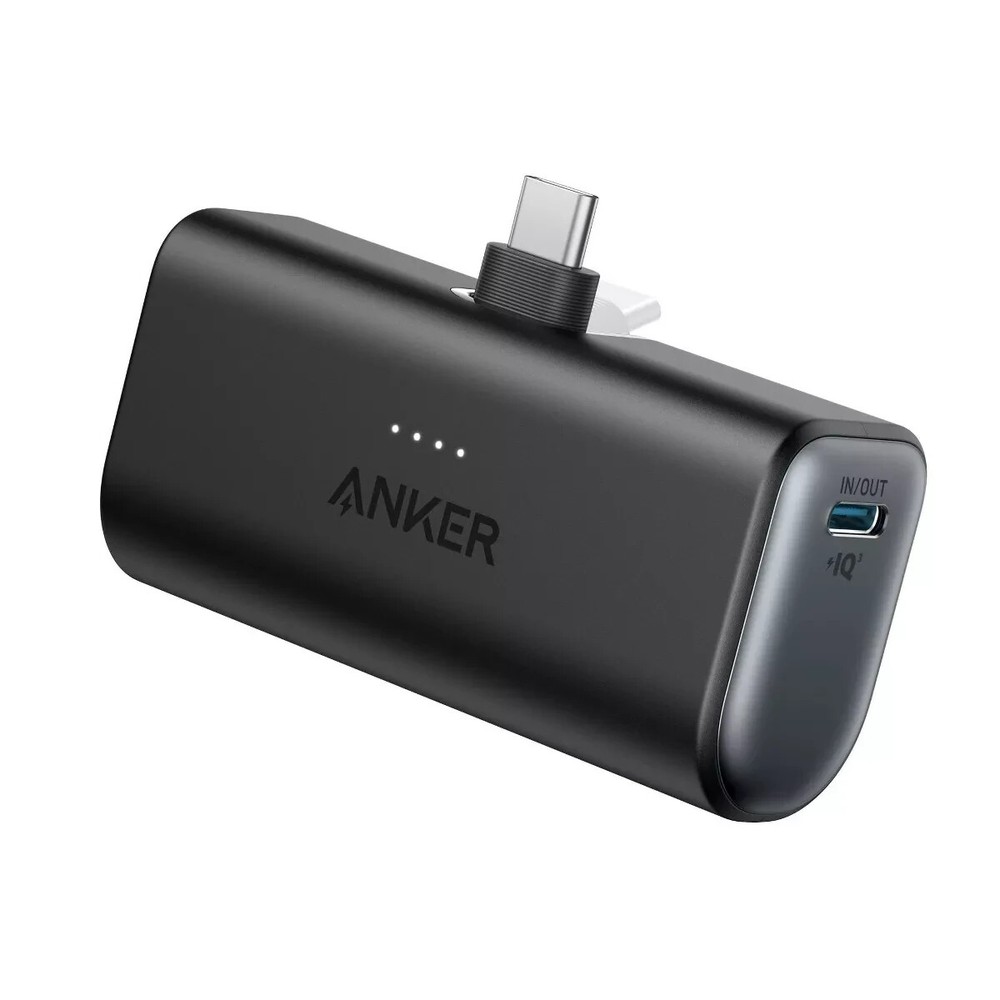 Anker Nano 5000mAh 22.5W Power Bank with Built-in USB-C Black